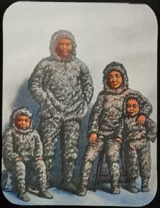 Image of Eskimos [Inuit] Seen by Captain John Ross, 1818, Engraving